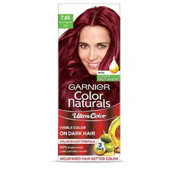 Garnier Color Naturals Ultra Hair Color 55ml + 50g - Raspberry Red 7.65-29
