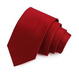 PELUCHE Men Red Striped Broad Tie-image-28