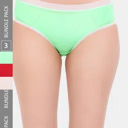 Amour Secret Women Pack Of 3 Laced Hipster Briefs-image-6