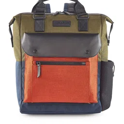 STRAP IT Contrast Detail Backpack with Reflective Strip-50