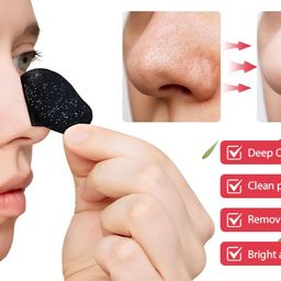 yerose ETSAP Blackhead Pore Strips (PACK OF 10) Nose Strips for Black Head Remover,Deep Cleansing Charcoal Strips with Instant Blackhead Removal,Natural Charcoal Pore Cleaner & Minimizer(PACK OF 10) image 2