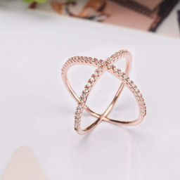 Jewels Galaxy Rose Gold Rose Gold-Plated Ring-55