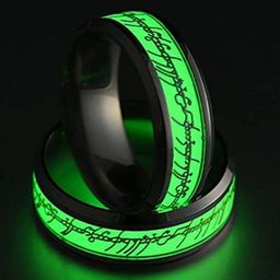 MEENAZ Men Set Of 2 Silver-Plated Lord Of Rings Oxidzed Finger Ring-picture-14