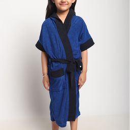 ELEVANTO Kids shawl collar Bath Robe-image-42