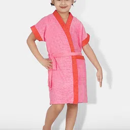 Be You Kids Terry Cotton Water Absorbent Bath Robe With Belt-22