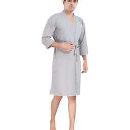 HotGown Men Full Sleeves Bathrobe-5