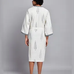 India Circus by Krsnaa Mehta Unisex Printed Cotton Luxeloom  Bath Robe-image-41