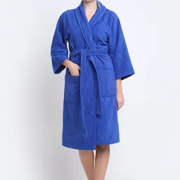 Creeva Pure Cotton Bath Robe-image-36