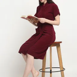 Creeva Everyday Collection Half Sleeve Bath Robe image 2