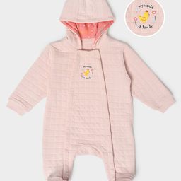 MiArcus Infants Hooded Qulited Romper-image-18