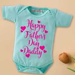Babywish Infants Fathers Day Printed Cotton Bodysuit-image-29