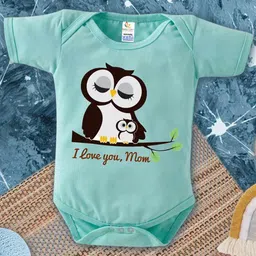 Babywish Infants Printed Comfortable Mother's Day Special Cotton Bodysuit-image-71