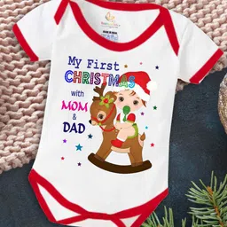 Babywish Infants Printed Cotton Bodysuit-image-86