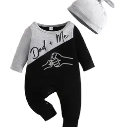 StyleCast Infants  Grey & Black Printed Rompers-image-41