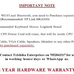 generic Techsupport Assembled Gaming Desktop CPU with Core-i5 3470 Generation 3.20Ghz II 16GB Ram DDR3 II 256GB SSD II HDMI VGA Ports Win 11 Pro II MS Office II, Black RGB Light image 3