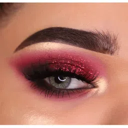 KINGDOM OF LASHES Vegan Glitter Eyeshadow - Ruby Red image 3