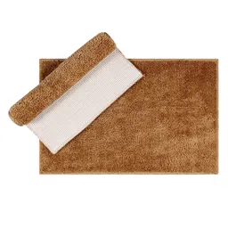 LUXEHOME INTERNATIONAL Beige Set of 2 1800GSM Bath Rugs-29