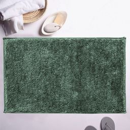 LUXEHOME INTERNATIONAL Green Solid Bath Rugs-image-47