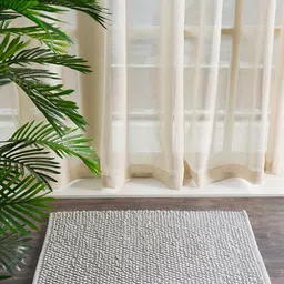 Pure Home and Living Blue Cotton Bath Rug-image-21