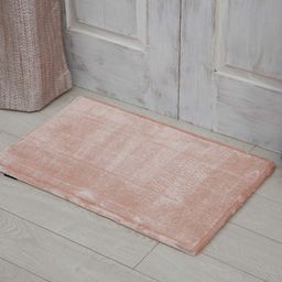 Ariana Pink & White Pink Textured 2000 GSM Anti Skip Bathmat-0