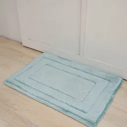 Ariana Blue Textured 2000 GSM Memory Foam Anti-Skid Bathmat-25