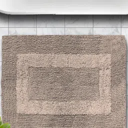 LUXEHOME INTERNATIONAL Paris Beige 2800GSM Pure Cotton Quick Dry Reversible Bath Rug-picture-46