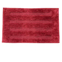 LUXEHOME INTERNATIONAL Maroon 1780 GSM Bath Rug-image-57