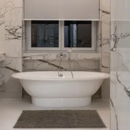 Black gold Grey 450 GSM Anti-Skid Microfiber Bath Rugs-image-108
