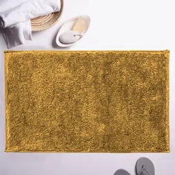 LUXEHOME INTERNATIONAL Gold-Colored Solid 2200 GSM Anti-Skid Bath Rug-image-72