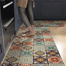 Deoxys Set Of 2 110GSM Kitchen Rugs Set-36