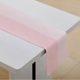 Home Centre Pink Cotton Reversible Table Runner-20