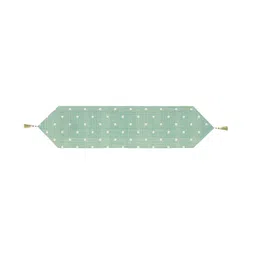 STITCHNEST Green Polka Dots Printed Table Runner image 3
