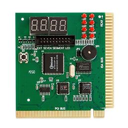 Kingwin PC Computer Motherboard Analyzer Kit [Digital PCI & ISA PC SDRAM NA Motherboard]. 4 Digit PCI & ISA PC Tester, Diagnostic Debug Post Card External Display (CMBA-4) image 2