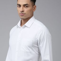 Arrow Pure Cotton Manhattan Slim Fit Opaque Striped Formal Shirt-picture-39