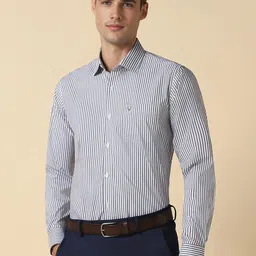 Allen Solly Vertical Striped Spread Collar Slim Fit Formal Shirt-image-40