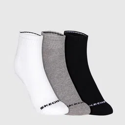 Skechers Men Pack Of 3 Patterned Terry Cotton Ankle-Length Socks-35
