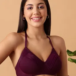 Clovia Purple Full Coverage All Day Comfort Lightly Padded Super Support Everyday Bra-36