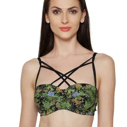 Inner Sense Black & Green Printed Underwired Lightly-Padded Sustainable T-shirt Bra ISB055-picture-32