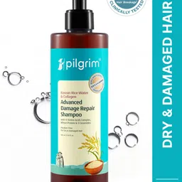 Pilgrim Korean Rice Water & Collagen Advanced Damage Repair Shampoo - 400 ml-35