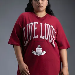 Freeform by High Star Women Typography Printed Plus Size T-Shirt-picture-16