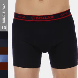 Dollar Men Pack Of 10 Lehar Combed Cotton Trunks MLHTR-02-PO10-ASST-19