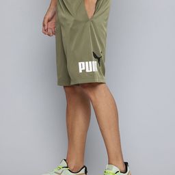 Puma Men Two Colour Big Brand Logo Printed 9" Woven Outdoor Shorts-image-36