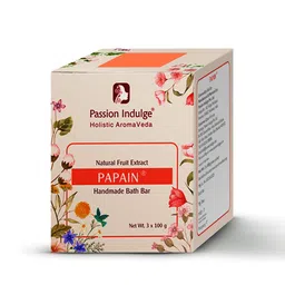 Passion Indulge Pack of 3 Natural Handmade Papain Bath Bar Soaps-24