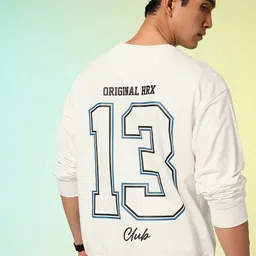 HRX by Hrithik Roshan Men Printed Oversized Sweatshirt-picture-34