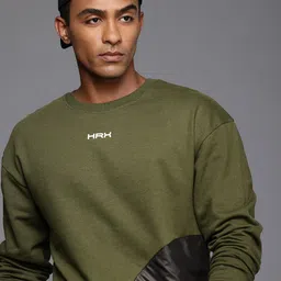 HRX by Hrithik Roshan Men Self Design Sweatshirt-image-70