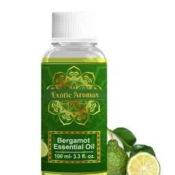 EXOTIC AROMAS Bergamot Essential Oil for Healthy Hair Face Skin Diffuser 100ml-39