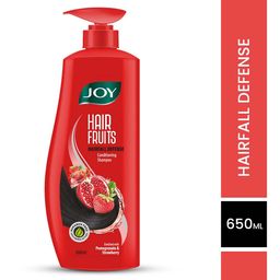 JOY Hair Fruits Hairfall Defense Conditioning Shampoo with Strawberry - 650ml-7