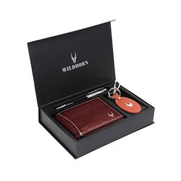 WildHorn Men RFID Protected Genuine Leather Accessory Gift Set-picture-21