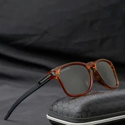 Eyewearlabs Rectangle Lens with Polarised and UV Protected Sunglasses SC1EL1129-17