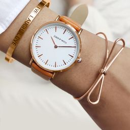 JOKER & WITCH Women White & Rose Gold-Toned Yasim Watch Gift Set JWBS536-image-30